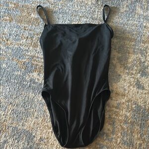 Classic black leotard